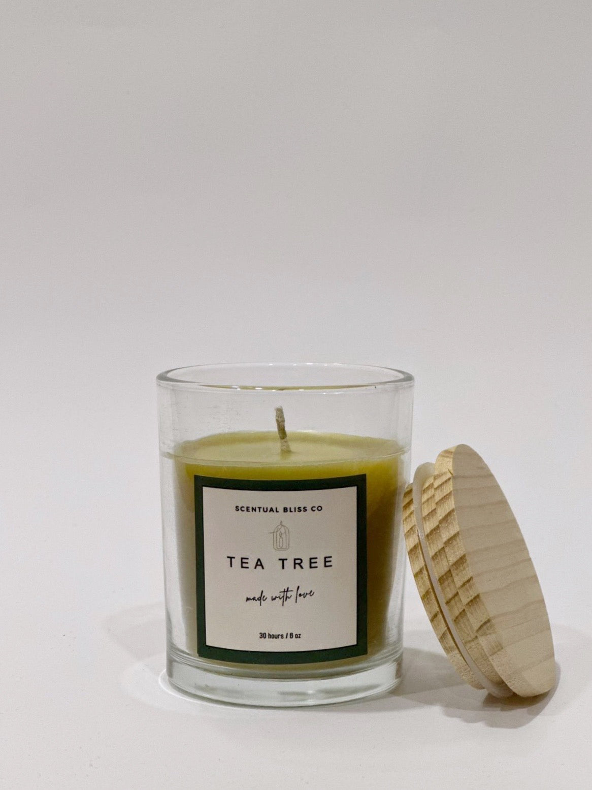 Tea Tree Glass Candle