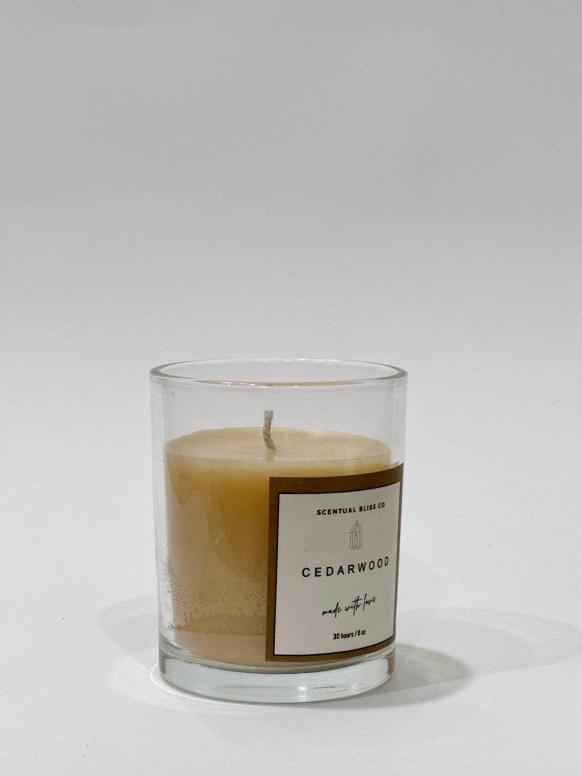 Cedarwood Glass Candle